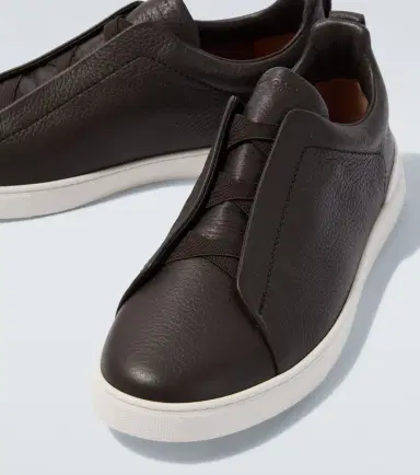 Zegna Triple Stitch leather sneakers | Thumbnail 3 Zegna Triple Stitch leather sneakers | Thumbnail 3