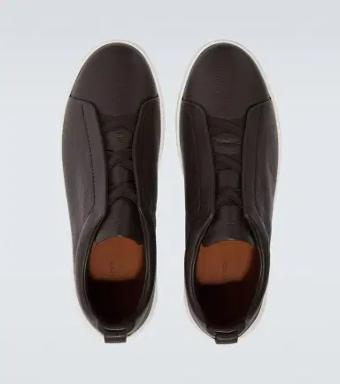 Zegna Triple Stitch leather sneakers | Thumbnail 5 Zegna Triple Stitch leather sneakers | Thumbnail 5