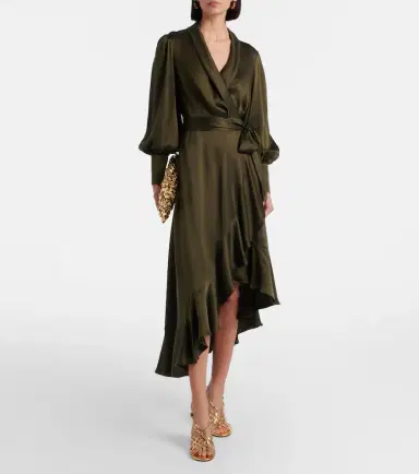 Zimmermann Silk wrap dress | Thumbnail 2 Zimmermann Silk wrap dress | Thumbnail 2