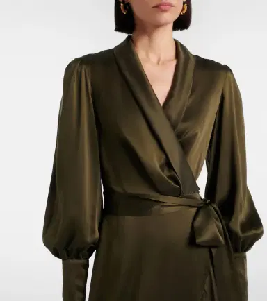 Zimmermann Silk wrap dress | Thumbnail 3 Zimmermann Silk wrap dress | Thumbnail 3