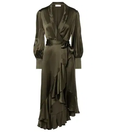 Zimmermann Silk wrap dress | Thumbnail 1 Zimmermann Silk wrap dress | Thumbnail 1