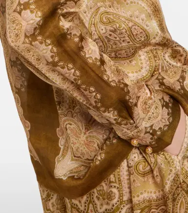 Zimmermann Luna paisley silk satin shirt | Thumbnail 4 Zimmermann Luna paisley silk satin shirt | Thumbnail 4
