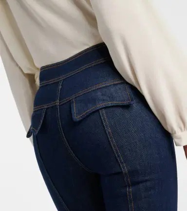 Zimmermann Luna belted flared jeans | Thumbnail 2 Zimmermann Luna belted flared jeans | Thumbnail 2