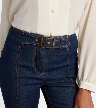 Zimmermann Luna belted flared jeans | Thumbnail 5 Zimmermann Luna belted flared jeans | Thumbnail 5