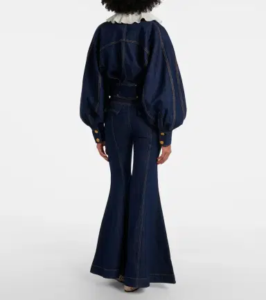 Zimmermann Luna belted flared jeans | Thumbnail 6 Zimmermann Luna belted flared jeans | Thumbnail 6