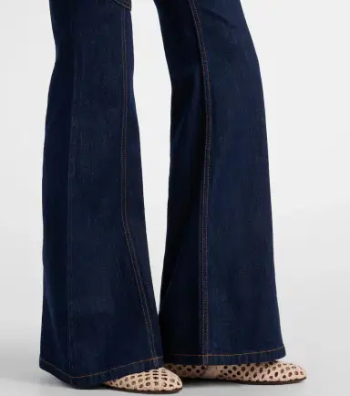 Zimmermann Luna belted flared jeans | Thumbnail 3 Zimmermann Luna belted flared jeans | Thumbnail 3
