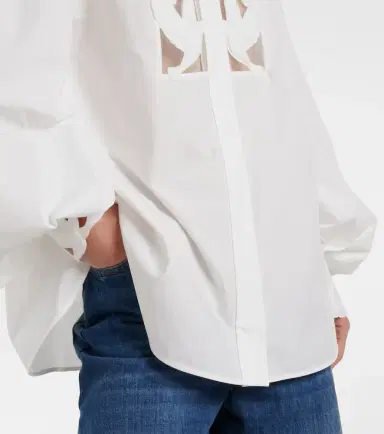 Zimmermann Luna appliqué cotton blouse | Thumbnail 4 Zimmermann Luna appliqué cotton blouse | Thumbnail 4