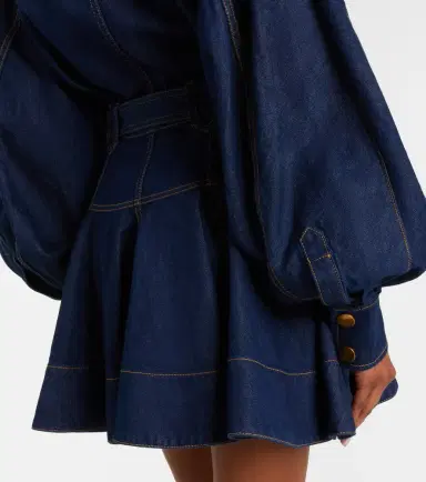 Zimmermann Luna belted denim minidress | Thumbnail 3 Zimmermann Luna belted denim minidress | Thumbnail 3