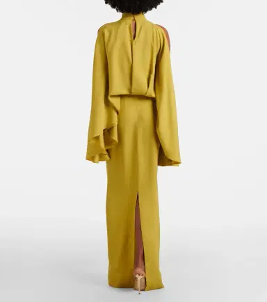 Taller Marmo Bacall draped crêpe cady gown | Thumbnail 5 Taller Marmo Bacall draped crêpe cady gown | Thumbnail 5