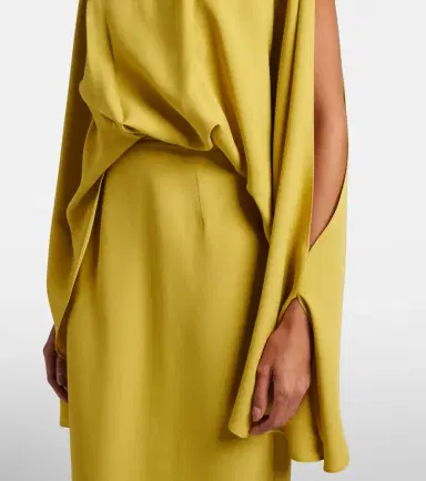 Taller Marmo Bacall draped crêpe cady gown | Thumbnail 7 Taller Marmo Bacall draped crêpe cady gown | Thumbnail 7