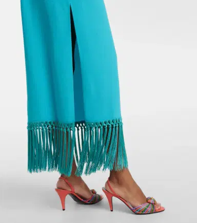Taller Marmo Palermo fringed midi dress | Thumbnail 4 Taller Marmo Palermo fringed midi dress | Thumbnail 4