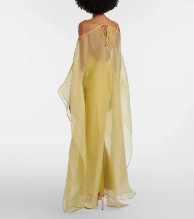Taller Marmo Sza Sza Spirito organza kaftan | Thumbnail 4 Taller Marmo Sza Sza Spirito organza kaftan | Thumbnail 4