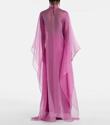 Taller Marmo Sphinx semi-sheer organza gown | Thumbnail 3 Taller Marmo Sphinx semi-sheer organza gown | Thumbnail 3