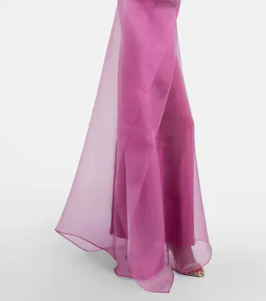 Taller Marmo Sphinx semi-sheer organza gown | Thumbnail 4 Taller Marmo Sphinx semi-sheer organza gown | Thumbnail 4