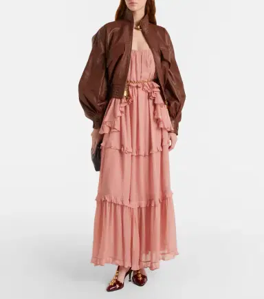 Zimmermann Luna leather bomber jacket | Thumbnail 4 Zimmermann Luna leather bomber jacket | Thumbnail 4