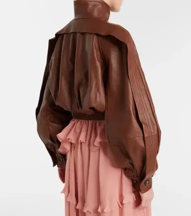 Zimmermann Luna leather bomber jacket | Thumbnail 5 Zimmermann Luna leather bomber jacket | Thumbnail 5