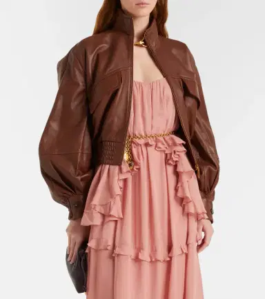 Zimmermann Luna leather bomber jacket | Thumbnail 6 Zimmermann Luna leather bomber jacket | Thumbnail 6