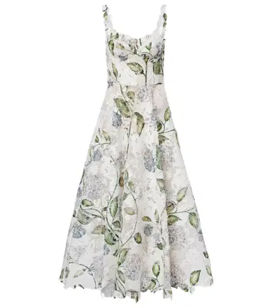 Oscar de la Renta Floral bustier gown | Thumbnail 1 Oscar de la Renta Floral bustier gown | Thumbnail 1
