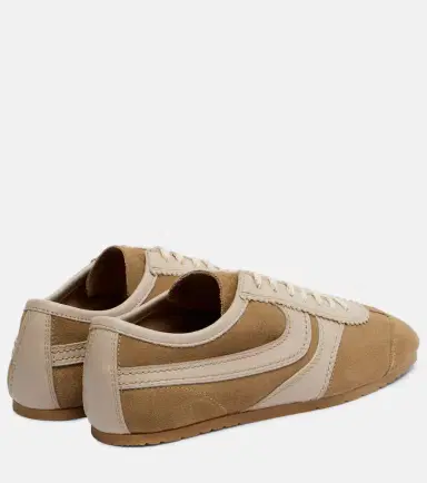 Dries Van Noten Leather-trimmed suede sneakers | Thumbnail 4 Dries Van Noten Leather-trimmed suede sneakers | Thumbnail 4