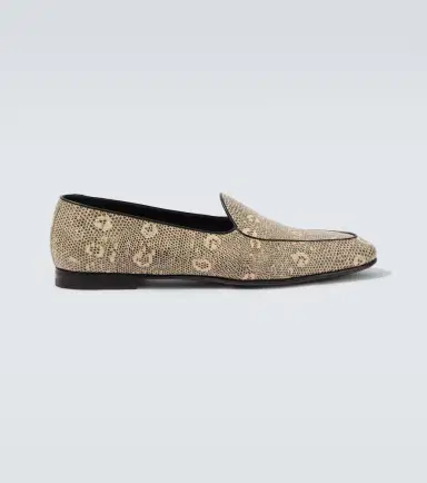 Manolo Blahnik Modena snake-effect leather loafers | Thumbnail 3 Manolo Blahnik Modena snake-effect leather loafers | Thumbnail 3
