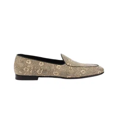 Manolo Blahnik Modena snake-effect leather loafers | Thumbnail 1 Manolo Blahnik Modena snake-effect leather loafers | Thumbnail 1