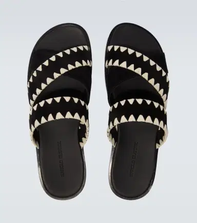 Manolo Blahnik Nello suede sandals | Thumbnail 3 Manolo Blahnik Nello suede sandals | Thumbnail 3