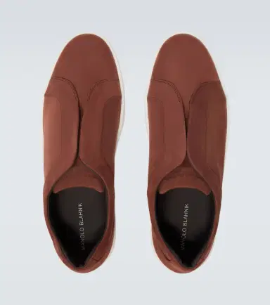 Manolo Blahnik Agilio suede sneakers | Thumbnail 3 Manolo Blahnik Agilio suede sneakers | Thumbnail 3