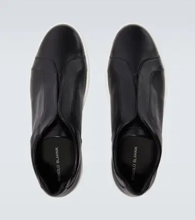 Manolo Blahnik Agilio leather sneakers | Thumbnail 4 Manolo Blahnik Agilio leather sneakers | Thumbnail 4