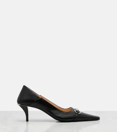 Gucci Vittoria Horsebit leather pumps | Thumbnail 3 Gucci Vittoria Horsebit leather pumps | Thumbnail 3