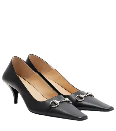 Gucci Vittoria Horsebit leather pumps | Thumbnail 1 Gucci Vittoria Horsebit leather pumps | Thumbnail 1