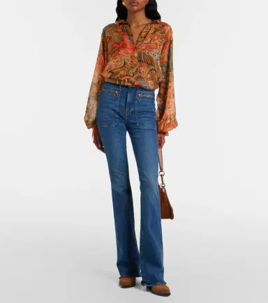 Veronica Beard Beverly flared jeans | Thumbnail 2 Veronica Beard Beverly flared jeans | Thumbnail 2