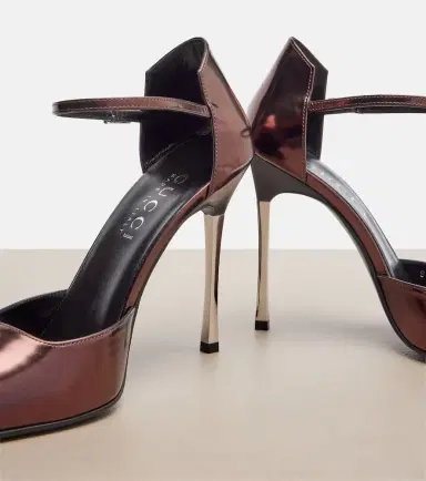 Gucci Bombshell metallic leather pumps | Thumbnail 5 Gucci Bombshell metallic leather pumps | Thumbnail 5
