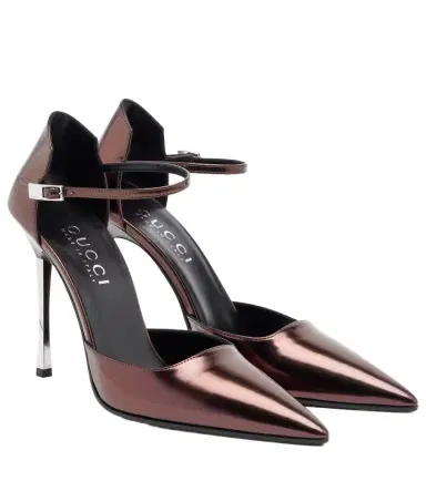 Gucci Bombshell metallic leather pumps | Thumbnail 1 Gucci Bombshell metallic leather pumps | Thumbnail 1