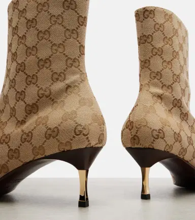 Gucci Bombshell 55 GG Canvas ankle boots | Thumbnail 2 Gucci Bombshell 55 GG Canvas ankle boots | Thumbnail 2