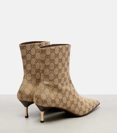 Gucci Bombshell 55 GG Canvas ankle boots | Thumbnail 4 Gucci Bombshell 55 GG Canvas ankle boots | Thumbnail 4