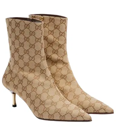Gucci Bombshell 55 GG Canvas ankle boots | Thumbnail 1 Gucci Bombshell 55 GG Canvas ankle boots | Thumbnail 1