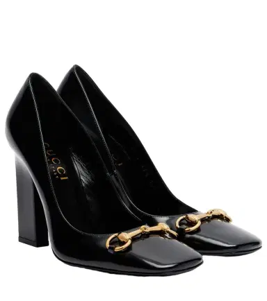 Gucci Signora Horsebit 110 patent leather pumps | Thumbnail 1 Gucci Signora Horsebit 110 patent leather pumps | Thumbnail 1