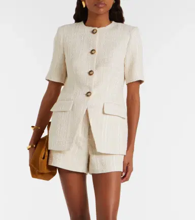 Veronica Beard Bodie cotton-blend tweed jacket | Thumbnail 6 Veronica Beard Bodie cotton-blend tweed jacket | Thumbnail 6