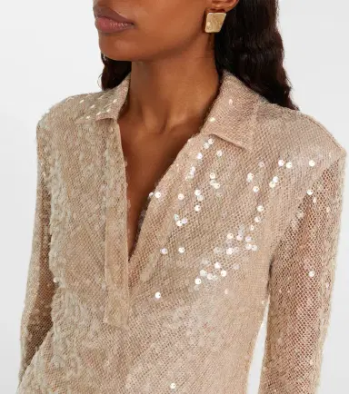 Veronica Beard Meryl sequined blouse | Thumbnail 5 Veronica Beard Meryl sequined blouse | Thumbnail 5