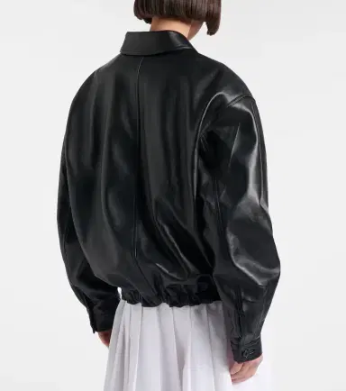 Prada Leather blouson jacket | Thumbnail 3 Prada Leather blouson jacket | Thumbnail 3