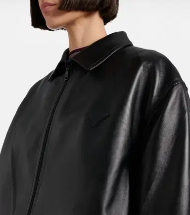 Prada Leather blouson jacket | Thumbnail 6 Prada Leather blouson jacket | Thumbnail 6