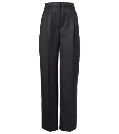 Prada Checked wool wide-leg pants | Thumbnail 1 Prada Checked wool wide-leg pants | Thumbnail 1