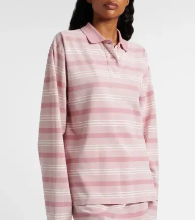 Prada Striped cotton piqué polo shirt | Thumbnail 4 Prada Striped cotton piqué polo shirt | Thumbnail 4
