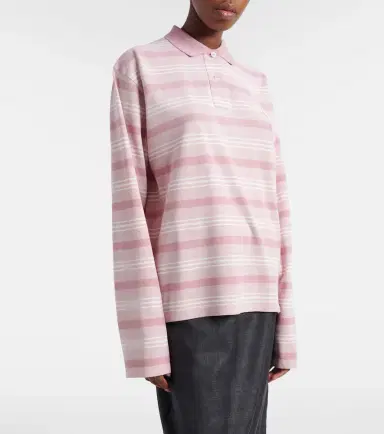 Prada Striped cotton piqué polo shirt | Thumbnail 5 Prada Striped cotton piqué polo shirt | Thumbnail 5