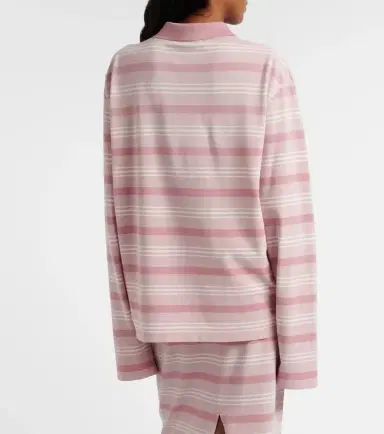 Prada Striped cotton piqué polo shirt | Thumbnail 6 Prada Striped cotton piqué polo shirt | Thumbnail 6