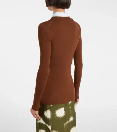 Prada Virgin wool cardigan | Thumbnail 5 Prada Virgin wool cardigan | Thumbnail 5