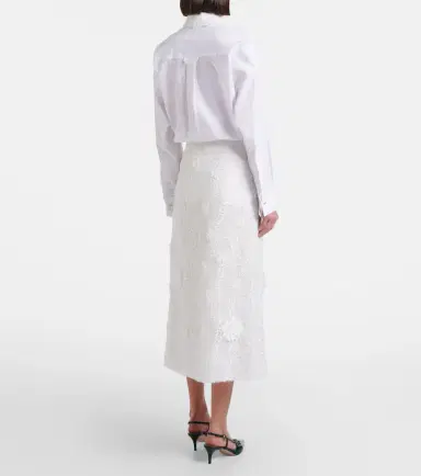 Dorothee Schumacher Sheer Meadow floral organza midi skirt | Thumbnail 3 Dorothee Schumacher Sheer Meadow floral organza midi skirt | Thumbnail 3