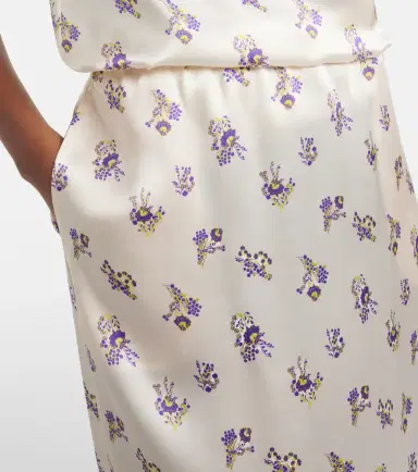 Dorothee Schumacher Shiny Daydream silk satin midi skirt | Thumbnail 3 Dorothee Schumacher Shiny Daydream silk satin midi skirt | Thumbnail 3