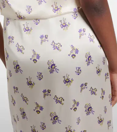 Dorothee Schumacher Shiny Daydream silk satin midi skirt | Thumbnail 4 Dorothee Schumacher Shiny Daydream silk satin midi skirt | Thumbnail 4