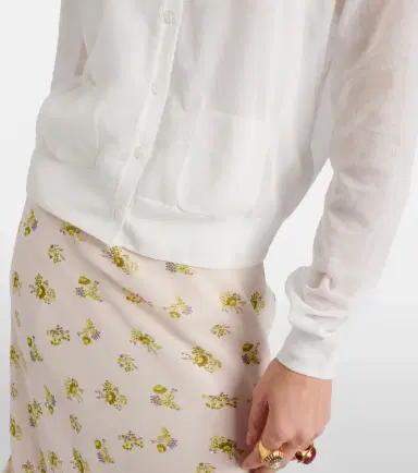 Dorothee Schumacher Summer semi-sheer cotton-blend cardigan | Thumbnail 3 Dorothee Schumacher Summer semi-sheer cotton-blend cardigan | Thumbnail 3